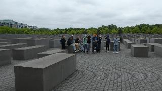 Unsere Seeäckerschule bei der Abschlussfahrt in Berlin im Sommer 2024.