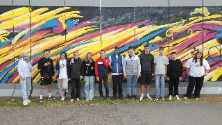 Unsere Seeäckerschule bei der Abschlussfahrt in Berlin im Sommer 2024.